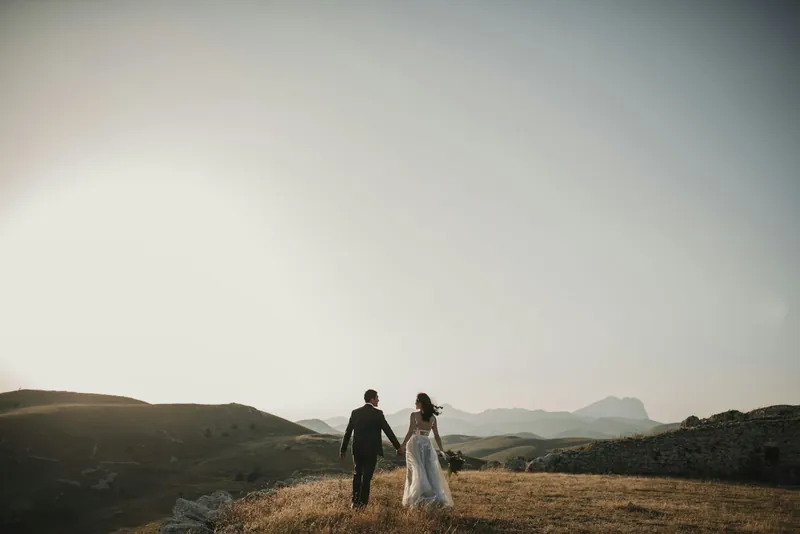 Wedding livestream — couple in candid celebration